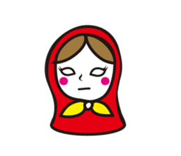 matryoshika doll(No characters) sticker #1607886