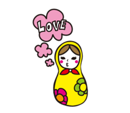 matryoshika doll(No characters) sticker #1607895