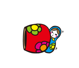 matryoshika doll(No characters) sticker #1607898
