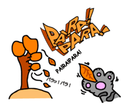 Onomatopoeia of Japan by cat's paw G~P sticker #1608264