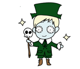 Hector & Mimie The Halloween!! sticker #1608393