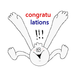 Congratulations sticker. sticker #1608912