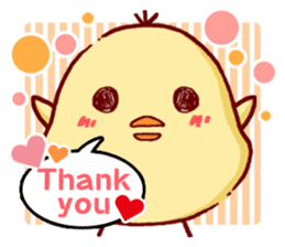 Cute Chick Hiyoko sticker #1609165