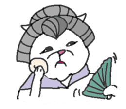 kabuki dogs & yakusya cats sticker #1609746