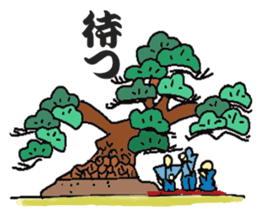 kabuki dogs & yakusya cats sticker #1609749