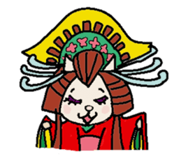 kabuki dogs & yakusya cats sticker #1609751