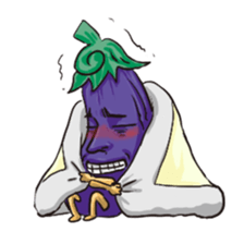 A handsome eggplant sticker #1609796