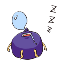 A handsome eggplant sticker #1609800
