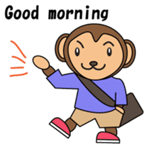 Freeter Monchan English version sticker #1610394