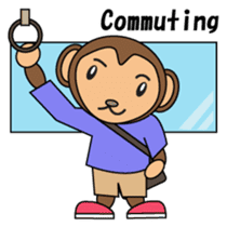 Freeter Monchan English version sticker #1610395