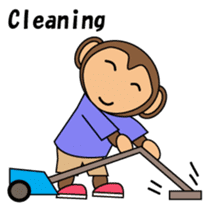 Freeter Monchan English version sticker #1610398