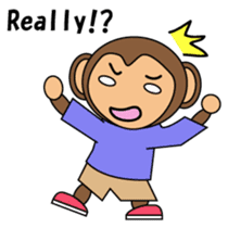 Freeter Monchan English version sticker #1610401