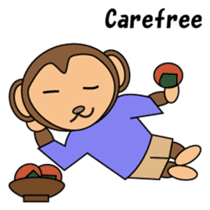 Freeter Monchan English version sticker #1610402