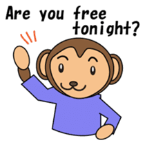 Freeter Monchan English version sticker #1610405