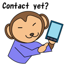 Freeter Monchan English version sticker #1610406