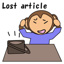 Freeter Monchan English version sticker #1610408