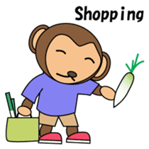 Freeter Monchan English version sticker #1610411