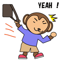 Freeter Monchan English version sticker #1610413