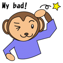 Freeter Monchan English version sticker #1610420