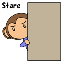 Freeter Monchan English version sticker #1610421