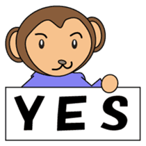 Freeter Monchan English version sticker #1610425