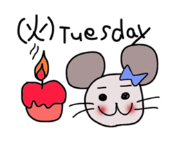 Mimi and ABC sticker #1610980