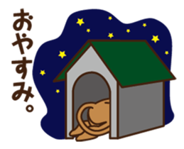 The feeling of a dog. sticker #1611141