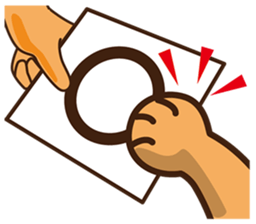 The feeling of a dog. sticker #1611145