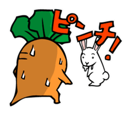 amazing Mr.carrot sticker #1611599
