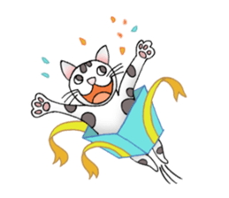 Jumping Cats!!! sticker #1611800