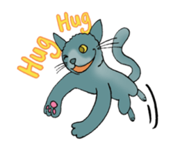 Jumping Cats!!! sticker #1611805