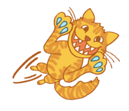 Jumping Cats!!! sticker #1611808