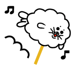 Cotton candy seal sticker #1612597