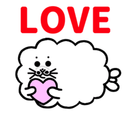 Cotton candy seal sticker #1612620