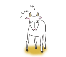 Yagibe a goat sticker #1613170