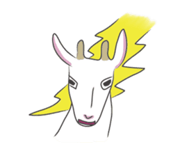 Yagibe a goat sticker #1613171
