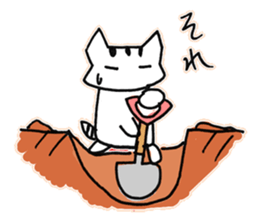 Burrow cat sticker #1614169