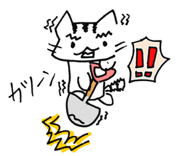 Burrow cat sticker #1614173