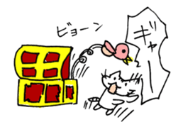 Burrow cat sticker #1614176