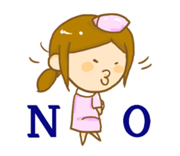 Angle in white sticker #1614914