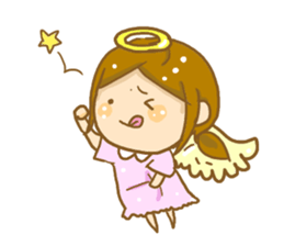 Angle in white sticker #1614947