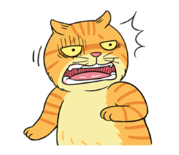 Tong Fat cat sticker #1614999
