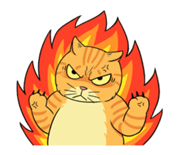Tong Fat cat sticker #1615000