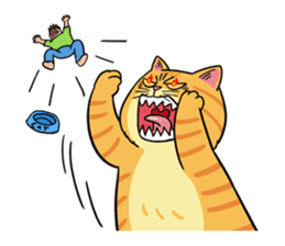 Tong Fat cat sticker #1615004