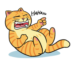 Tong Fat cat sticker #1615005