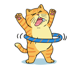 Tong Fat cat sticker #1615006