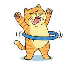 Tong Fat cat sticker #1615006