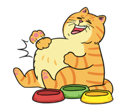 Tong Fat cat sticker #1615007