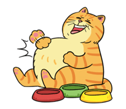Tong Fat cat sticker #1615007