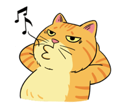 Tong Fat cat sticker #1615011